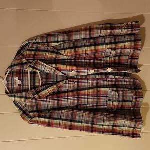 Talbots Woman 16W Plaid blazer